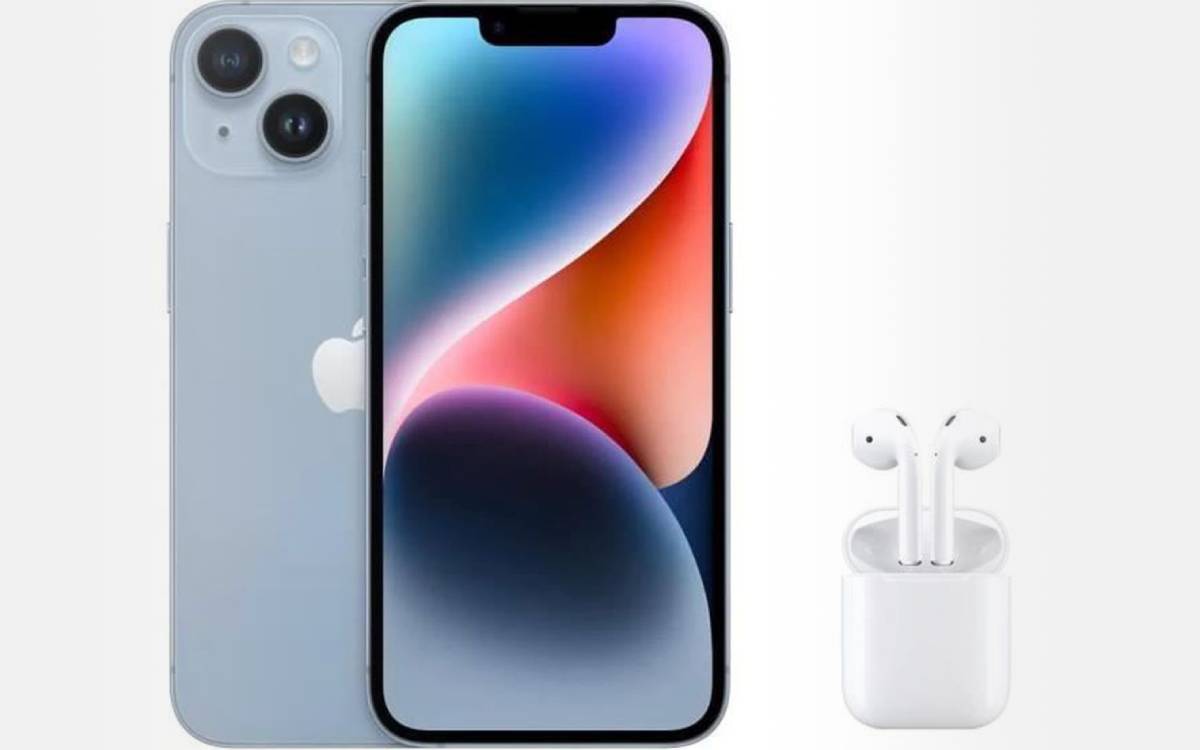 Apple iPhone 14 AirPods 2 bundle