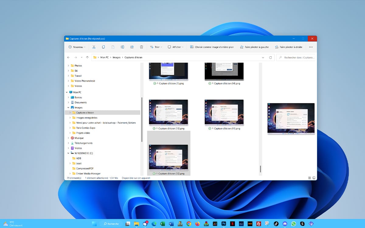 Windows11 Explorateur Fichiers
