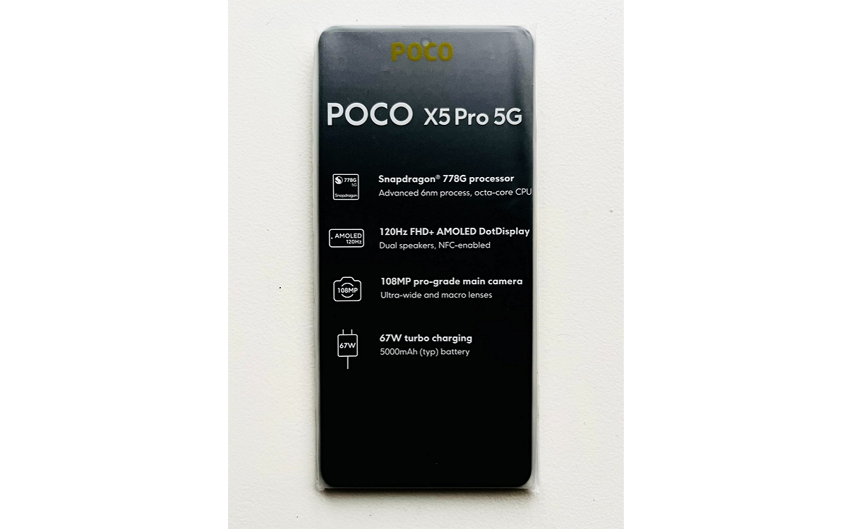 Poco X5 Pro spec sheet