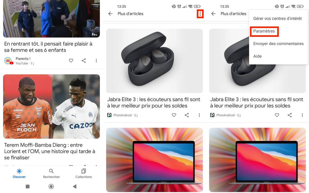 autoplay videos on Google Discover
