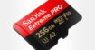 L'excellente carte microSDXC SanDisk Extreme Pro 256 Go est à 36,99 ¬