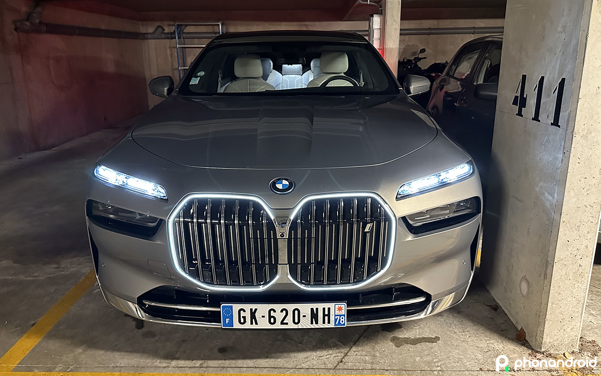 BMW i7 LED de la Calandre