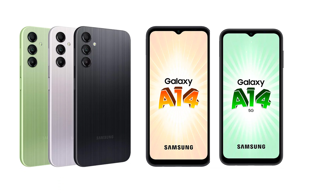 Galaxy A14 4G et 5G