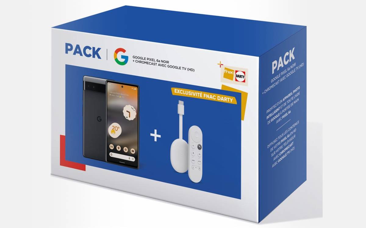 pack Google Pixel 6a Chromecast HD