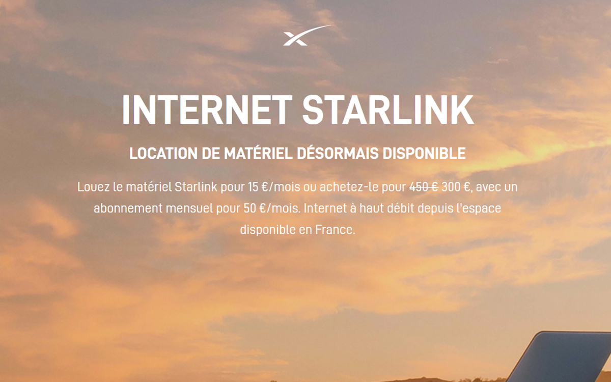 starlink location materiel