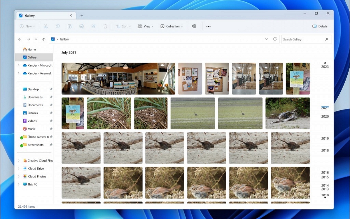 File Explorer welcomes a new and more functional photo gallery