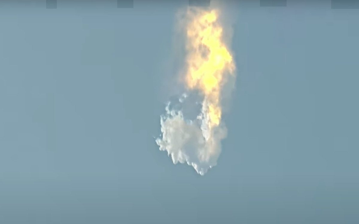 Space X Starship explosion