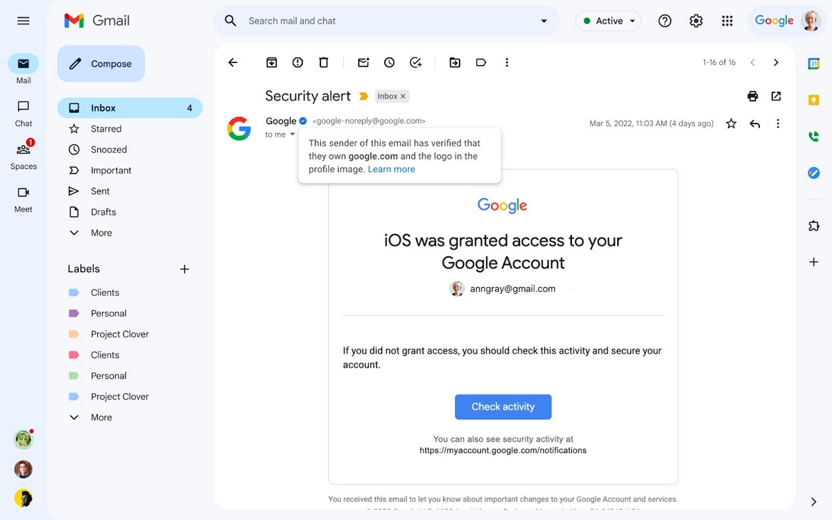 Gmail certification
