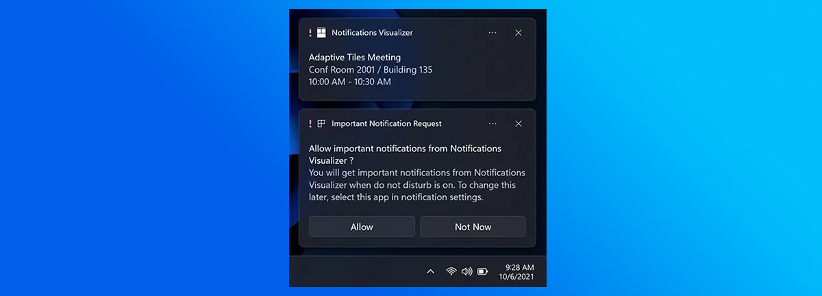 Windows 11 notifications