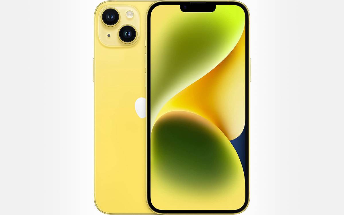 iPhone 14 Plus yellow