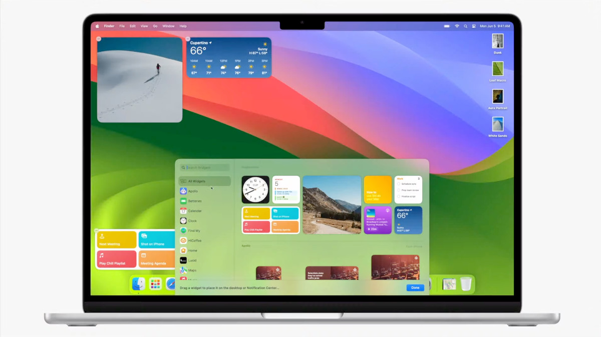 Apple unveils macOS Sonoma, discover the main novelties