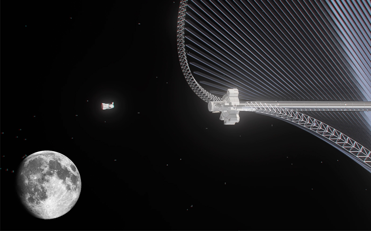 Deze satelliet gemaakt op de maan zal de aarde van stroom kunnen voorzien, en hier is hoe