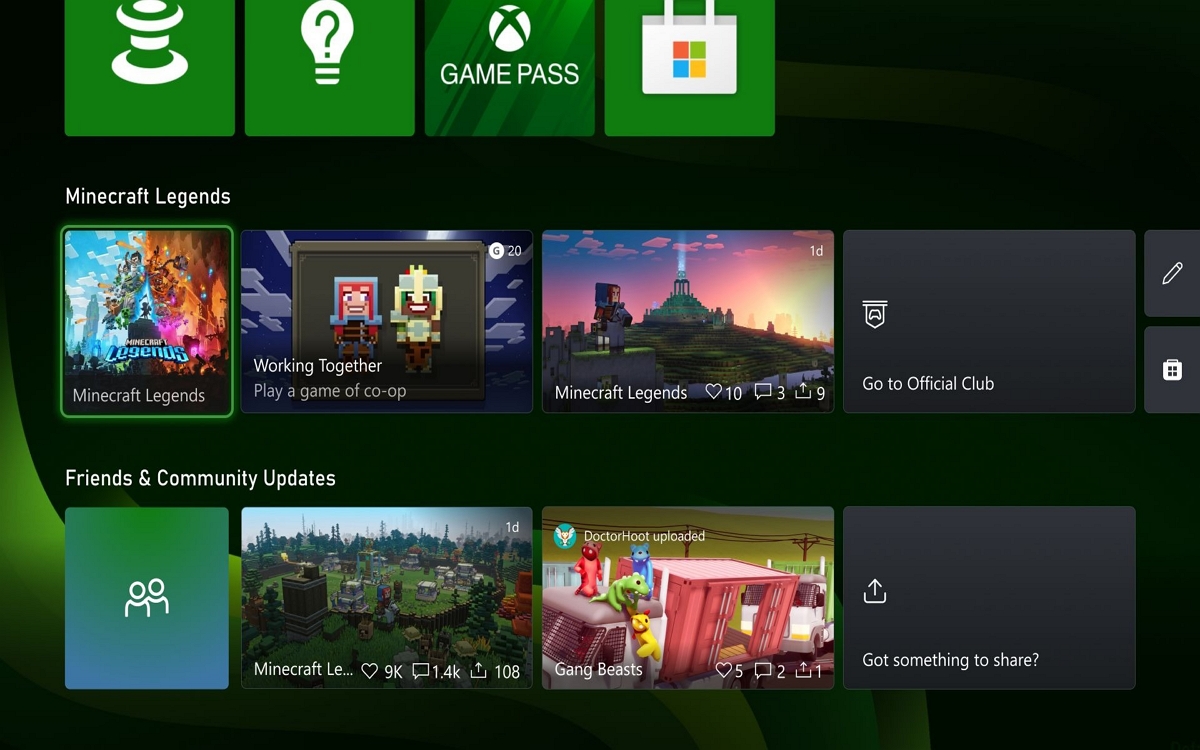 Xbox interface 3