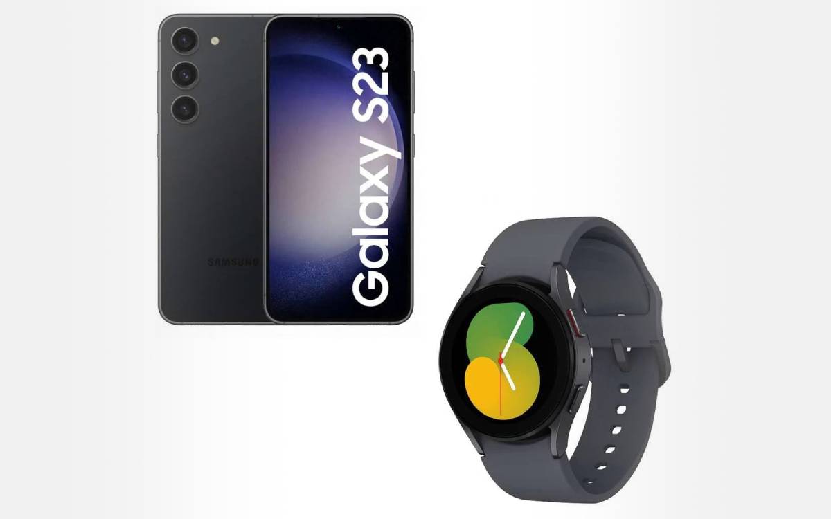 pack Samsung Galaxy S23 + Galaxy Watch 5