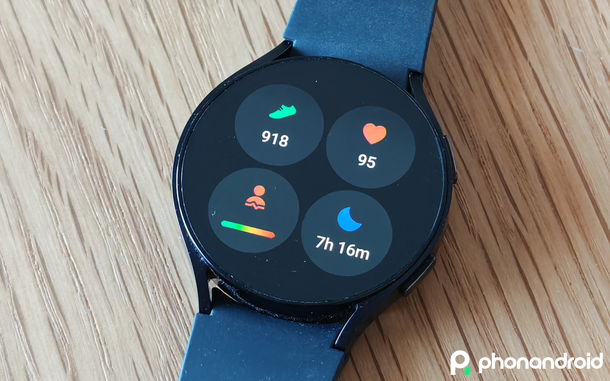 Samsung Galaxy Watch6 widget santé
