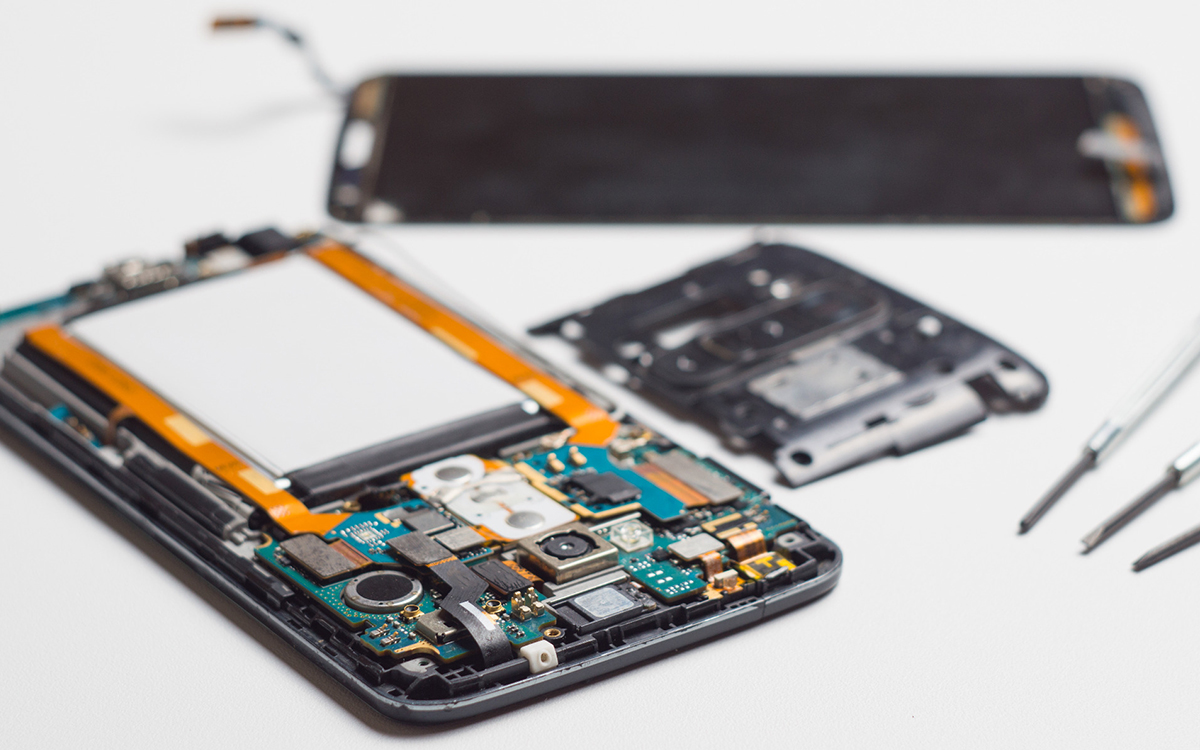Reparation smartphone ouvert