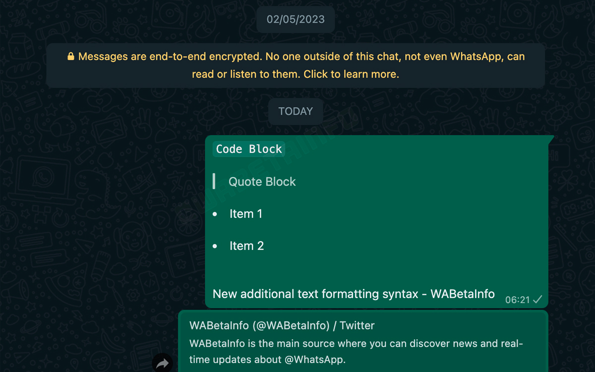 whatsapp edition texte 